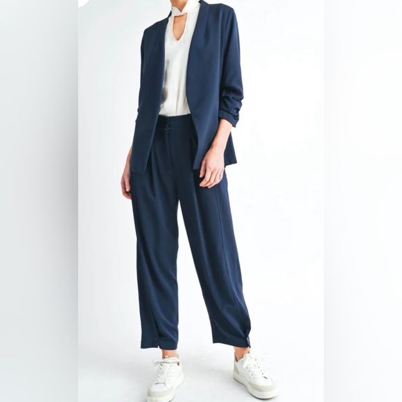 RESET BY JANE Women’s Jacket Set Dark Navy Size M New - Picture 1 of 14